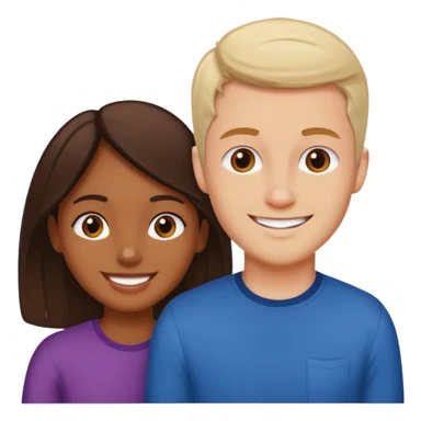 sex sticker, brown girl white guy sticker