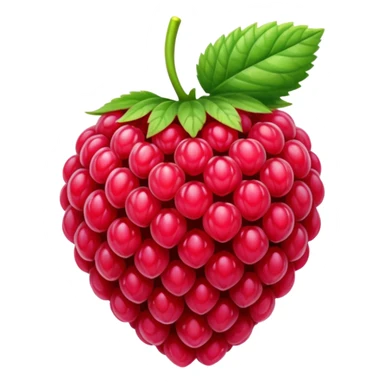 a red rasberry sticker