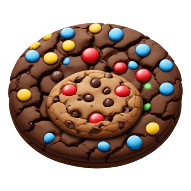 double chocolate cookie sticker