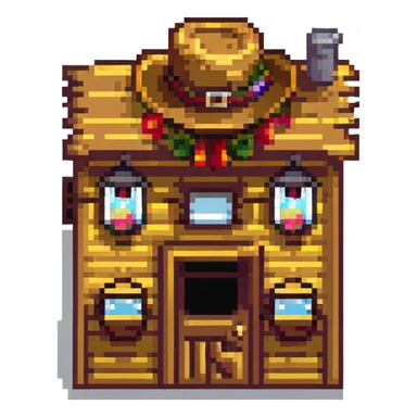 western saloon sticker