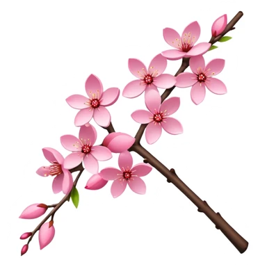 Sakura cherry blossom stick sticker