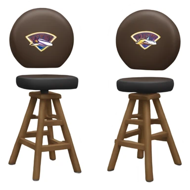 Sports barstool sticker