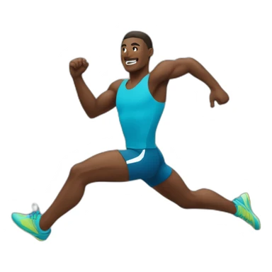 Athletisme saut en hauteur sticker