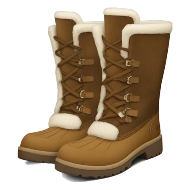 UGG Sherpa corduroy boots sticker
