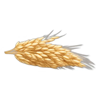 An oat grain sticker