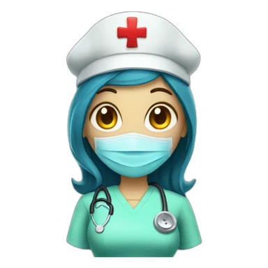 Alien nurse sticker