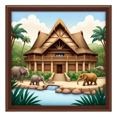 Disney World's Animal Kingdom Lodge resort sticker