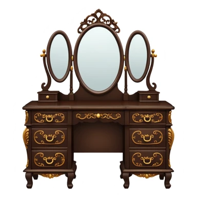 Dressing table. sticker