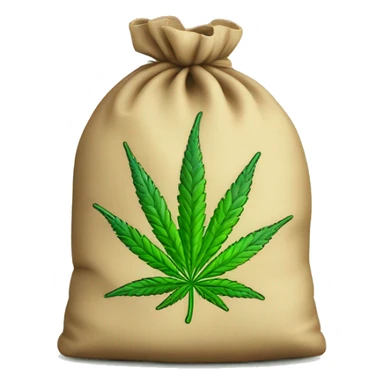 bag of legal marijauna sticker