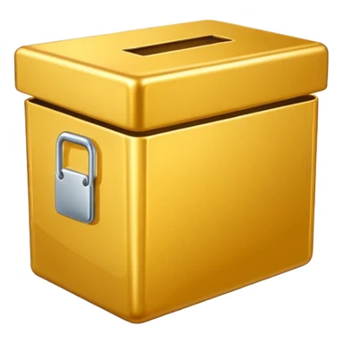 golden empty box sticker