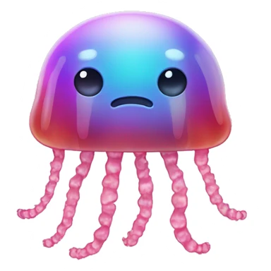 jelly fish with plus sign sticker