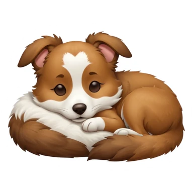 собака породи ауссі спить sticker