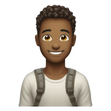 Smile cute boy  sticker