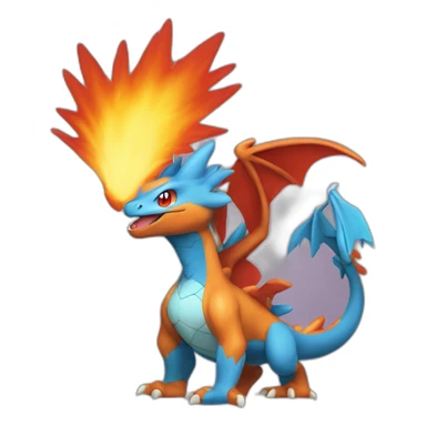 Dracaufeu pokemon sticker