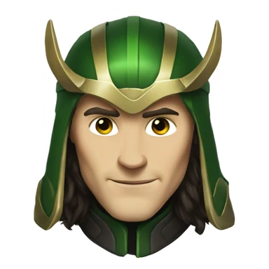 loki with helmet sticker
