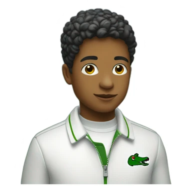 Boy whit Lacoste tn sticker