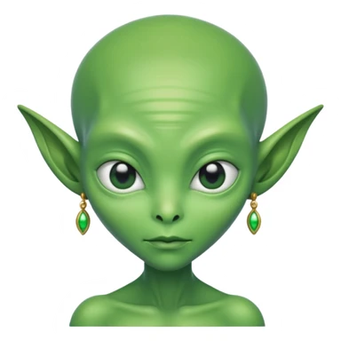 alien living in desert, accessories, just face  sticker