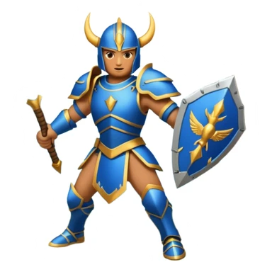 Create icons inspired by the movie Avatar with blue warriors, glowing forests, flying creatures, and epic battles. sticker