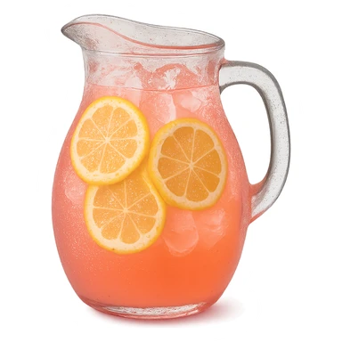 pink lemonade pitcher sticker