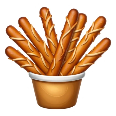 Pretzel sticks sticker