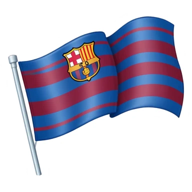 create a barca flag right now sticker