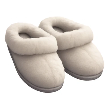 fluffy slippers sticker
