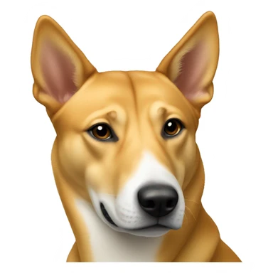 Carolina dog sitting sticker