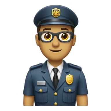 Agente de transito sticker