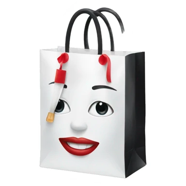 A Sephora shopping bag  sticker