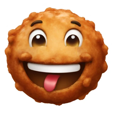 meatball with smile  sticker