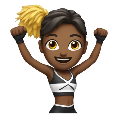 cheerleading stunt sticker