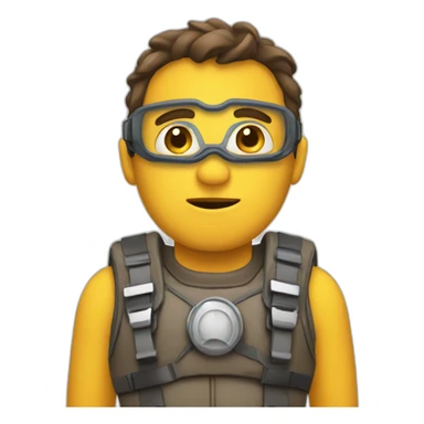 Create a Hero emoji who see something wrong, take Risk and doing for others  sticker