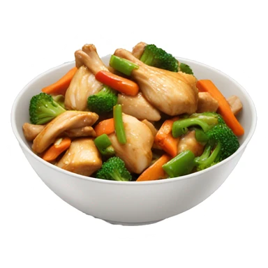chinese chicken stir fry sticker