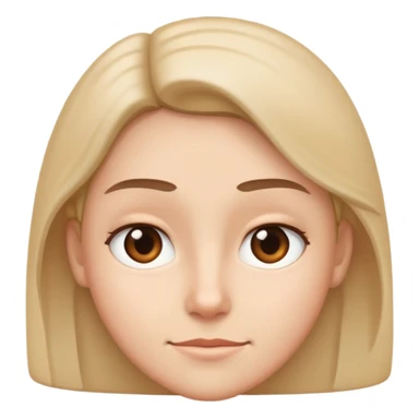 Serious face with smile sticker