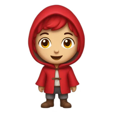 Chaperon rouge sticker