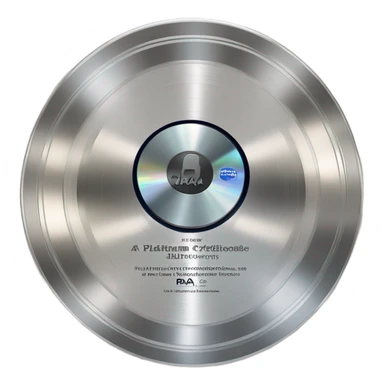 platinum riaa plaque sticker