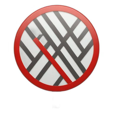 no entry sign sticker