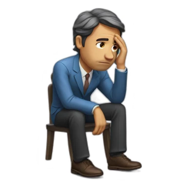 Depressed millionaire sticker