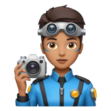 fotógrafo futurista sticker