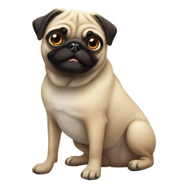 Pug sticker