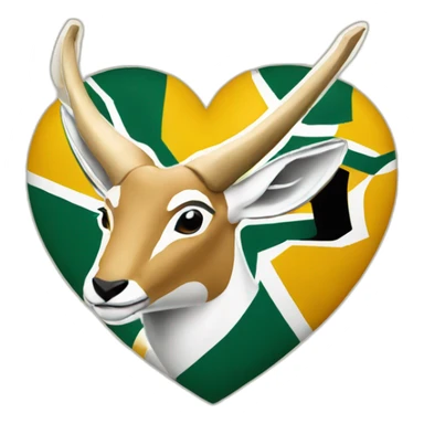 South african springboks logo sticker