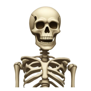 Skeleton savage sticker