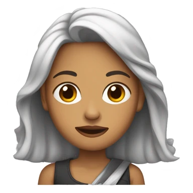 Femme qui crie sticker