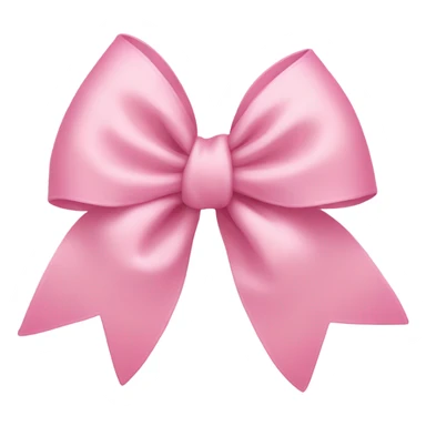 Light pink bow sticker