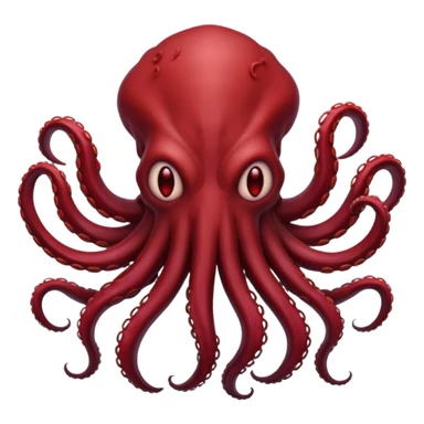 DarkRed The Mind Flayer without face sticker