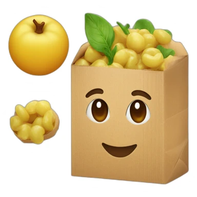 edible cardboard sticker