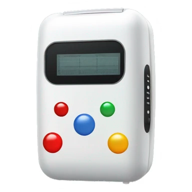 voice recorder memo device with screen an two buttons sticker