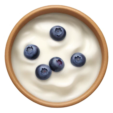 yoghurt bowl with grapes and blueberries sticker