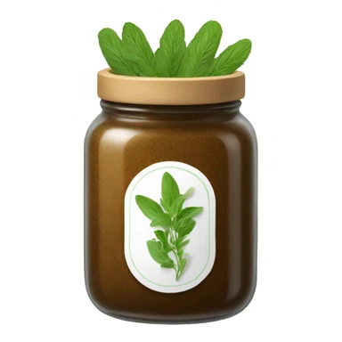 Jar of herbs sticker