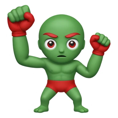 W or L has the appearance of two letters that are combined together, or next to each other. An eye is plastered on each letter, and are attached to legs. The W is green, while the L is red. W’s hand is curled tightly into a fist, and L’s hand is posed in an “L” shape. sticker